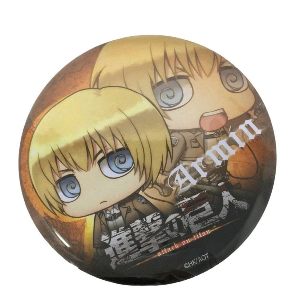 Extra Large Attack‎ on Titan Armin Buttons Can Badge Japan